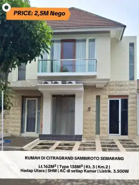 Rumah Mewah Siap Huni Di Citragrand Semarang