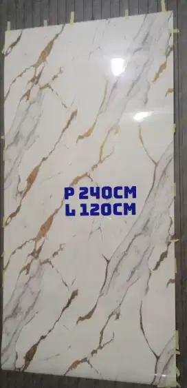 Wallpaper dinding foam marmer glossy