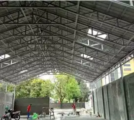 Kanopi gudang rangka baja ringan SNI