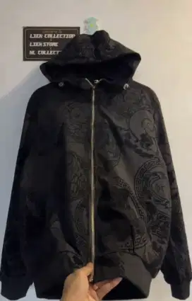 jaket zipper versace medusa style eropa
