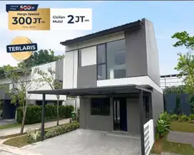 Rumah 2 lantai 3 kamar lokasi cbd dekat exit tol lippo.cikarang