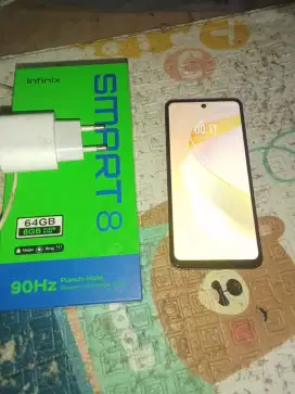 infinix smart8 4+3/64 fulset ori