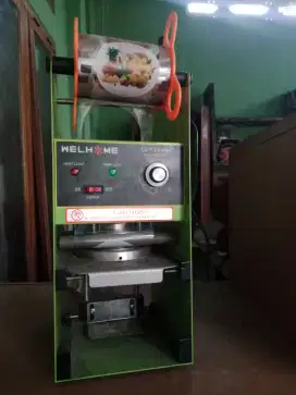 Jual mesin pres cup merek welcome msh bagus dan normal