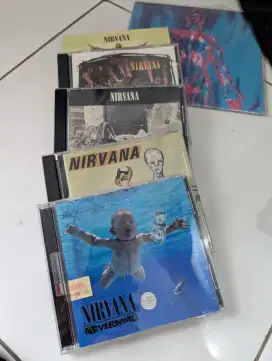 Jual Kaset CD 5 album Nirvana bonus Vinyl