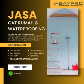 JASA CAT RUMAH, TUKANG CAT TEMBOK, WATERPROOFING RUMAH BOCOR
