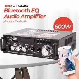 Bluetooth EQ Audio Amplifier Karaoke Home Theater FM 600W