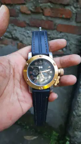 Jam tangan kristian kiel automatic turbilon moonphase
