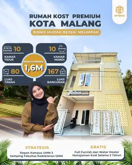 Sisa 1 Unit Kos Kota Malang Dekat Kampus UMM