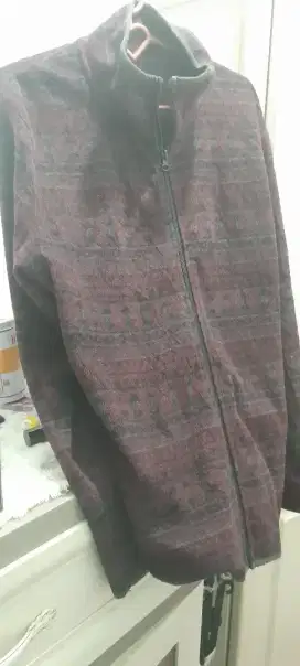 Jaket sweater bahan flanel antik motif navajo klasik casual