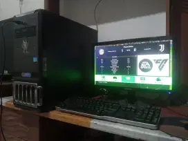 Pc gaming intel core i5 + vga 2gb + ram 8gb + monitor 19inch fullset