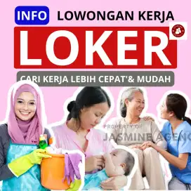 Loker wanita art, babysitter, suster lansia