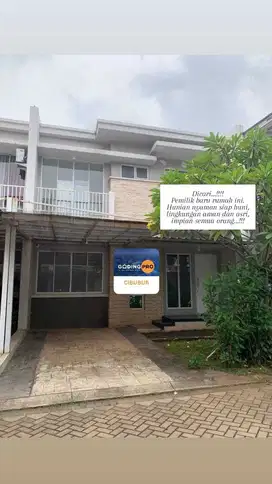 *Dijual Rumah 2 Lantai Siap Huni di Cibubur Country*