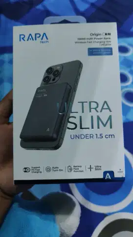 RAPAtech POWERBANK ORIGIN ON 10000 mAh Wireless Fast Charging