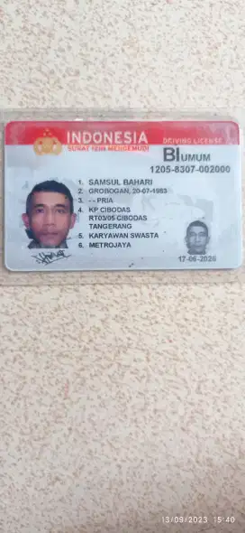 Ingin mencari pekerjaan sebagai driver