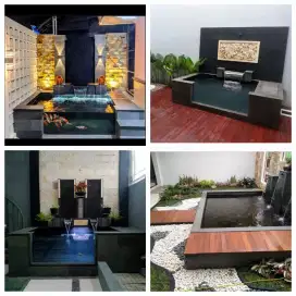 Jasa kolam dan taman minimalis