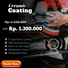 SALON MOBIL / POLES MOBIL PANGGILAN & NANO COATING MURAH (TERBAIK)