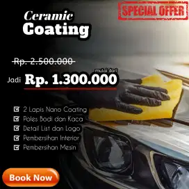 SALON MOBIL / POLES MOBIL PANGGILAN & NANO COATING MURAH (TERBAIK)