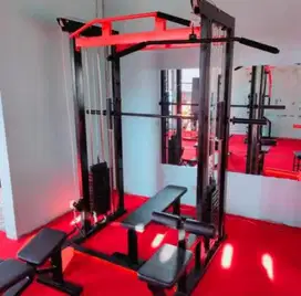 Dijual Cepat Alat Gym Fitness Smith Machine Multifungsi