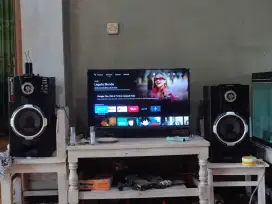tv Polytron dan speaker Polytron
