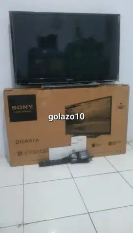 For Sale Dijual LED TV Sony Bravia 32 Inch EX33 Second Komplit