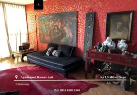 Dijual Apartement Rasuna Said 2 Bedrooms+1 Full Furnished