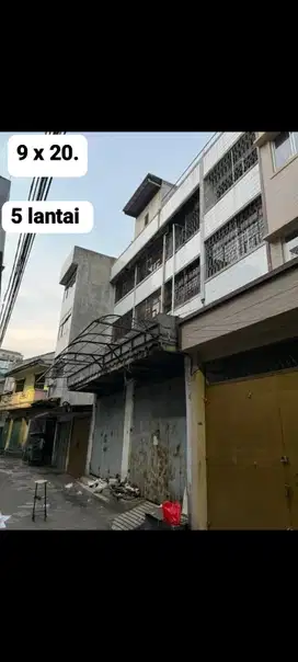 Dijual Murah Ruko Pasar Pagi Lama Ganfeng 2 unit 5 lantai