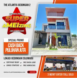 (RUMAH 2 LANTAI FOAR SALE HARGA 623 JuTa) DI COLOMADU