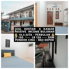JUAL KOS KOST KOSAN 8 KAMAR DI PONDOK CINA BEJI DEKAT UI KAMPUS DEPOK