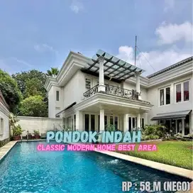 Jual Murah Rumah private pool in Pondok Indah