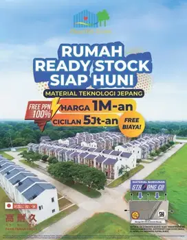 Rumah Kawasan Strategis Siap Huni FREE BIAYA Di Bojongsari Depok
