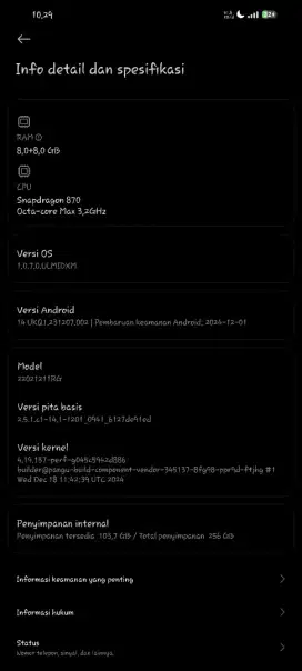 POCO F4 5G fullset no minus