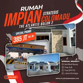 RUMAH DI SOLO COLOMADU 300JUTAAN DEKAT RUMAH PAK JOKOWI