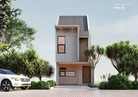 Rumah 2 Lantai Konsep Townhouse Di Kota Bogor Harga 600 Jutaan