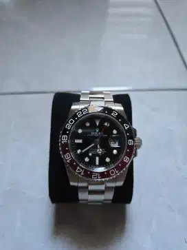 DIJUAL NEGO Jam tangan ROLEX GMT MASTER 2 VARIANT COKE