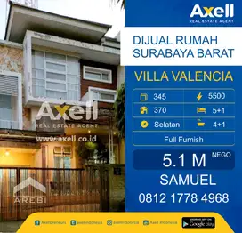 Rumah Villa Valensia Pakuwon Indah Dijual