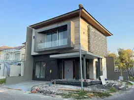 Rumah Pojok Citraland Utara Palma Grandia Extension Depan Taman
