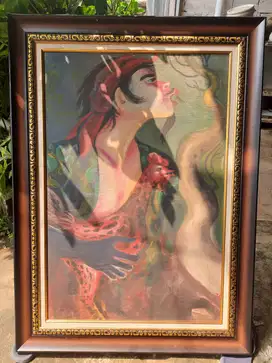 DIJUAL LUKISAN KARYA HENDRA GUNAWAN TAHUN 1971