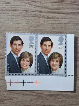 Perangko Pangeran Charles dan Lady Diana