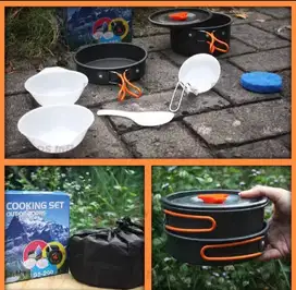 Alat masak kemping nestingcamping cooling set ds 200 masak kos camping