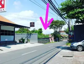 tanah langka murah di jalan utama dewi saraswati kuta badung