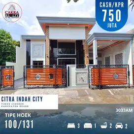 Dijual rumah hoek dicitra indah city rumah siap huni full renovasi