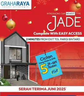 Rumah 2 Lantai Tipe Jade Vazza Living Graha Raya Bintaro