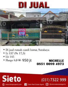 Dijual Rumah di Candi Lontar Surabaya