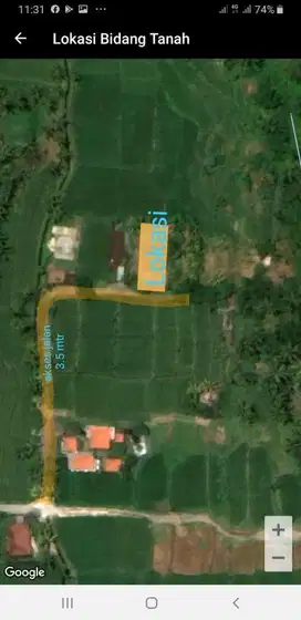 Tanah dkt central ubud mas