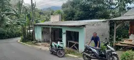 dijual lahan 500 mtr pinggir jalan