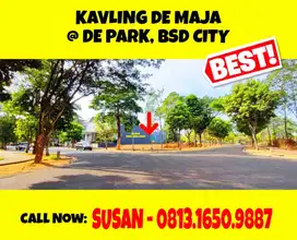 Barang Langka, Jarang Ada, Dijual Kavling De Maja, De Park BSD City