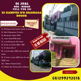 Kos kosan Full Terisi 46 Pintu Di Dekat Kampus IPB Bogor SHM