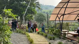 Tanah kavling view bagus pegunungan dan pesawahan.