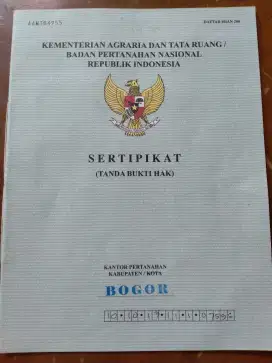 Dijual Tanah Kavling Siap Bangun Dekat Kantor Pemda Cibinong