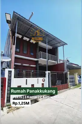 Rumah 2 lantai panakkukang murah